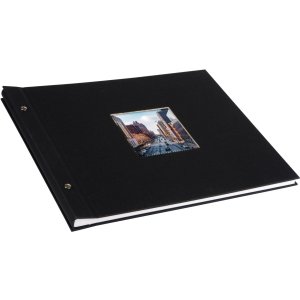 Goldbuch Álbum de rosca Bella Vista negro 39x31 cm 40 páginas blancas