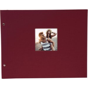Goldbuch Álbum de rosca Bella Vista burdeos 39x31 cm 40 páginas negras
