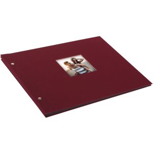 Goldbuch Álbum de rosca Bella Vista burdeos 39x31 cm 40 páginas negras