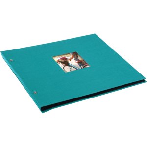 Goldbuch Álbum de rosca Bella Vista turquesa 39x31 cm 40 páginas negras