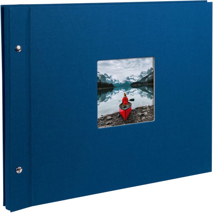 Goldbuch Álbum de rosca Bella Vista azul 39x31 cm 40 páginas negras
