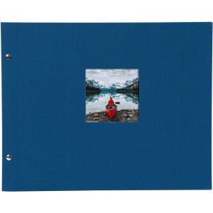 Goldbuch Álbum de rosca Bella Vista azul 39x31 cm 40 páginas negras