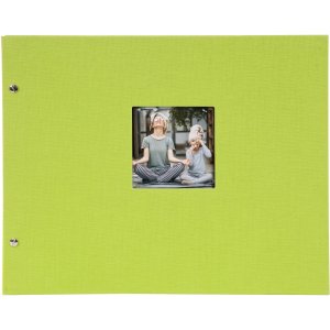 Goldbuch Álbum de rosca Bella Vista verde 39x31 cm 40 páginas negras