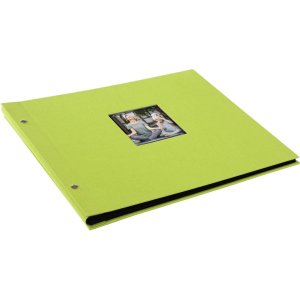 Goldbuch Álbum de rosca Bella Vista verde 39x31 cm 40 páginas negras
