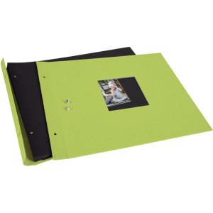 Goldbuch Álbum de rosca Bella Vista verde 39x31 cm 40 páginas negras