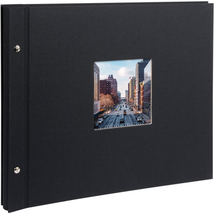 Goldbuch Álbum de rosca Bella Vista negro 39x31 cm 40 páginas negras