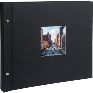 Goldbuch Álbum de rosca Bella Vista negro 39x31 cm...