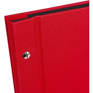 Goldbuch Álbum de tornillos Bella Vista rojo 39x31 cm 40 páginas negras