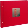 Goldbuch Álbum de tornillos Bella Vista rojo 39x31 cm 40 páginas negras
