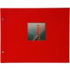 Goldbuch Álbum de tornillos Bella Vista rojo 39x31 cm 40 páginas negras