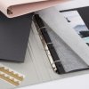 Goldbuch Carpeta de anillas A4 Linum gris
