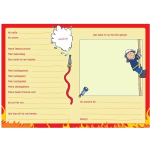 Goldbuch Libro Amigos Kindergarten Frido Bombero 15x21 cm 72 páginas
