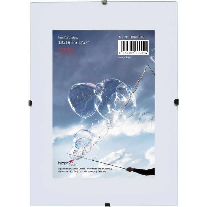 HNFD Marco de clip 15x21 cm cristal normal