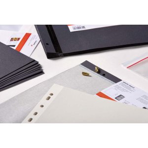 Hojas suplementarias Álbum de tornillos Páginas negras Premium