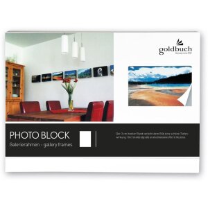 Fotobloque gris para 1 foto 15x20 cm