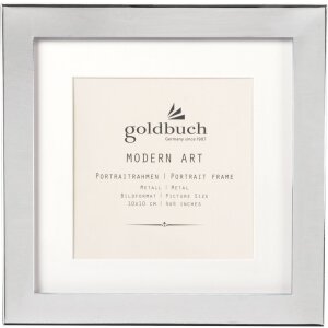 Goldbuch Marco de Retrato de Metal Arte Moderno 10x10 cm...
