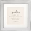 Goldbuch Marco de Retrato de Metal Arte Moderno 10x10 cm plata brillante