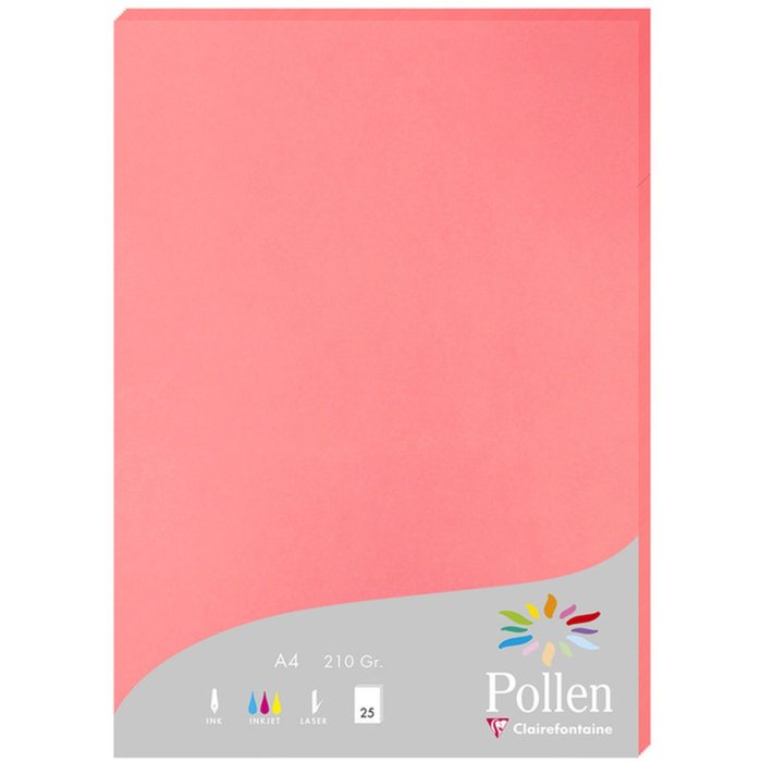 25 hojas de papel Polen, DIN A4, 210 g lichi