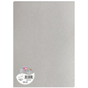 5 hojas polen DIN A4 120 g - plata