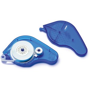 Dispensador de adhesivo transfer azul - extraíble