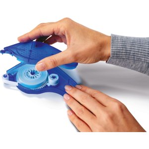 Dispensador de adhesivo transfer azul - extraíble