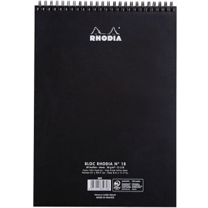 Bloc de notas A4 doble espiral 80 hojas, 80 g, punteado