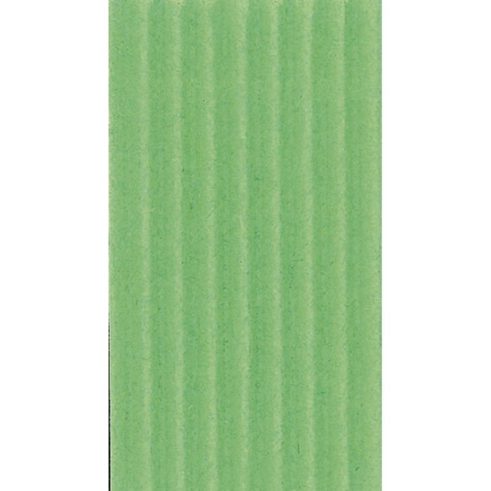 Cartón ondulado 50x70 cm verde - 95621C