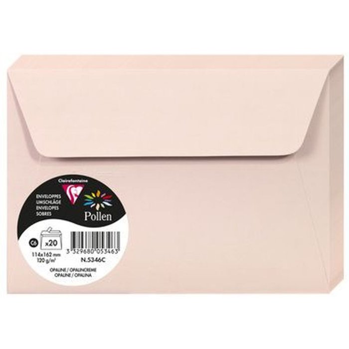Sobres POLLEN opalina 114x162 mm - 5346C