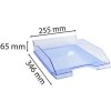 Bandeja de cartas COMBO 2 Classic azul hielo transparente brillante