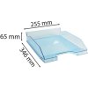 Bandeja de cartas Combo 2 Classic turquesa transparente brillante