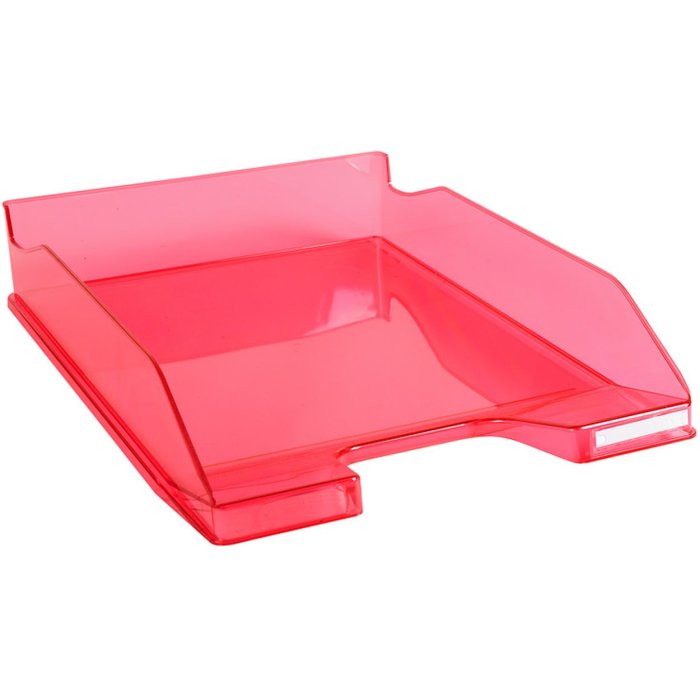 Bandeja de cartas Combo 2 Classic frambuesa transparente brillante