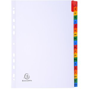 Índices impresos cartulina blanca 160 g...
