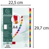 Índice 31 piezas A4+ cartón 20 piezas 160g blanco