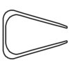 Carril terminal Serodo 25 piezas 12mm transparente