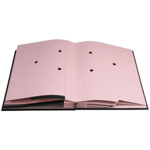 Carpeta Signature 24181E - 18 compartimentos negro