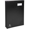 Carpeta de firma 24211E - 20 compartimentos negro