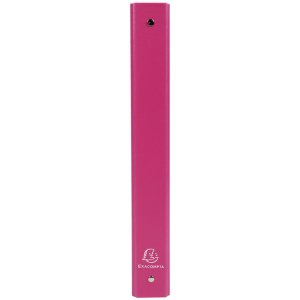 Carpeta de anillas PP A4 4 anillas 30mm Rosa