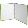 Carpeta de anillas PP A4 4 anillas 30mm verde cítrico