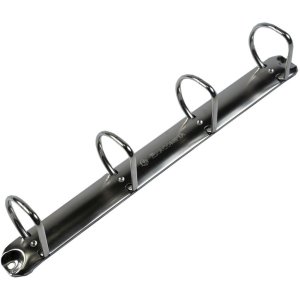 Carpeta de anillas de PP resistente de 2,8 mm con 4 anillas de 40 mm en forma de D, lomo de 67 mm, 3 fundas exteriores y 2 interiores, cubierta de Krea, DIN A4 extra ancho Azul