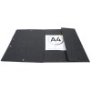 Carpeta A4+ Scotten 3 solapas negro