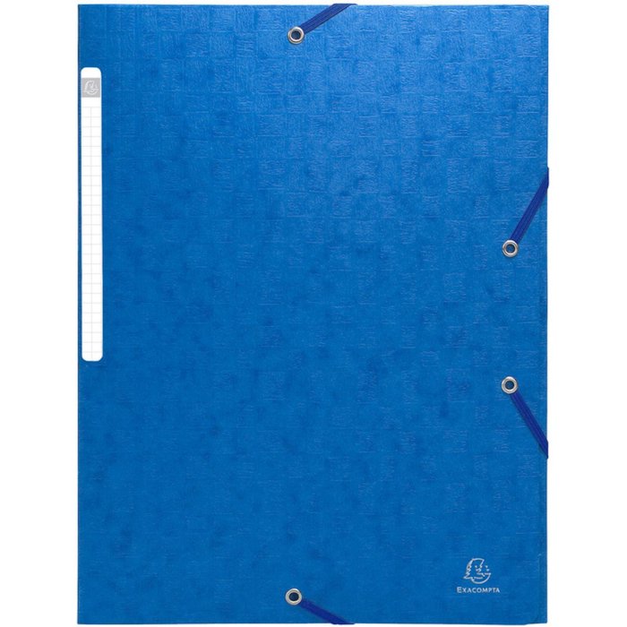 Carpeta A4+ Scotten 3 solapas azul