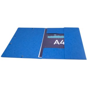 Carpeta A4+ Scotten 3 solapas azul