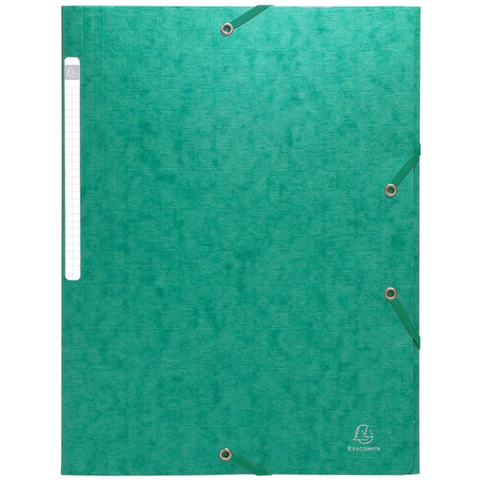Carpeta A4+ Scotten 3 solapas verde