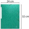 Carpeta A4+ Scotten 3 solapas verde