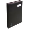 Carpeta de firma 654465E - 16 compartimentos negro