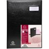 Carpeta de firma 654465E - 16 compartimentos negro