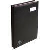 Carpeta de firmas 654765E - 24 compartimentos negro