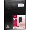 Carpeta de firmas 654765E - 24 compartimentos negro