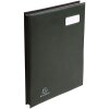 Carpeta de firmas 654799E - 24 compartimentos verde oscuro
