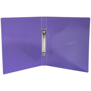 Carpeta de anillas 170x220 2R15mm CRYSTAL COLOURS colores surtidos